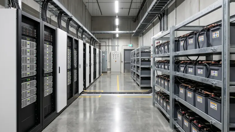 Baterías de litio y plomo-ácido para sistemas UPS